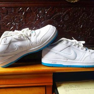NIKE AIR PRESTIGE LOW WHITE & TURQUOISE